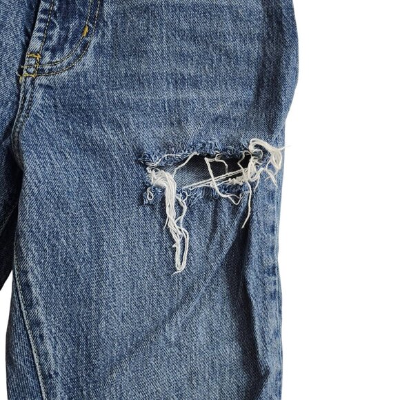 BDG Womens 26 High-Waisted Comfort Stretch Flare Jeans Blue Stretch Ankle Length - Picture 7 of 16